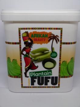 African Beauty Plantain Fufu, Eimer mit 4kg Nettogewicht